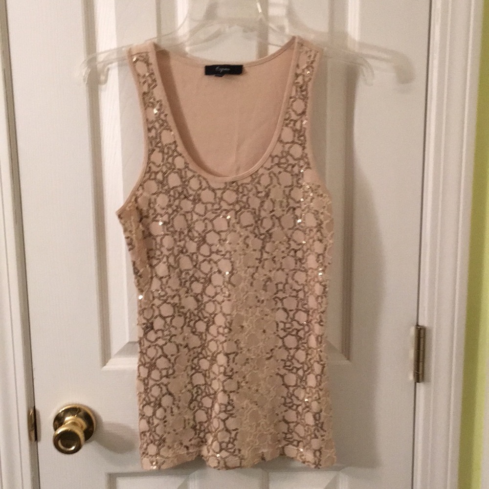 LIKE NEW Shimmering Express Tank Top Cute & Comfy